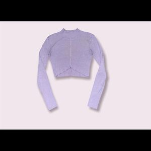 Garage Long Sleeve Crop Top